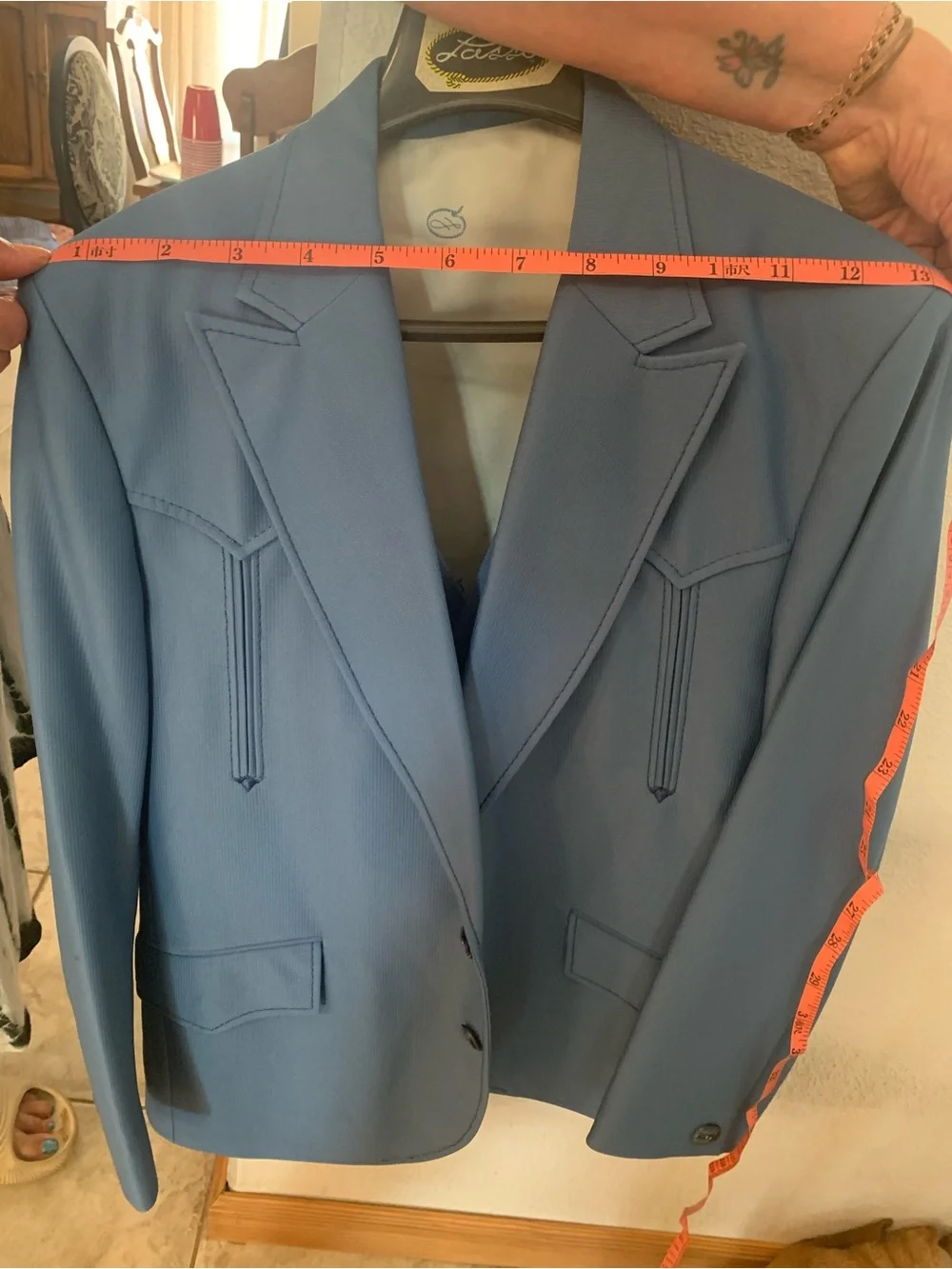 Laredo Blue Western-Style Sport Coat